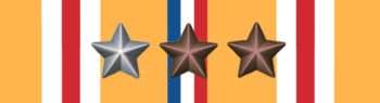 Nine Battle Stars for Pacific service in World War II Award